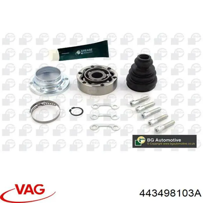 Шарнир угловых скоростей внутренний передний VAG 443498103A цена, от 30.27 USD