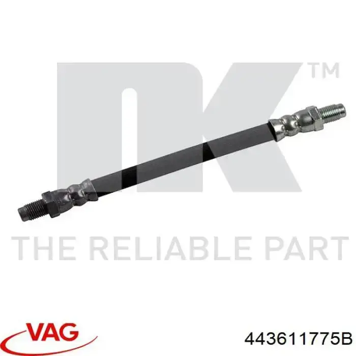 Тормозной шланг задний VAG 443611775B цена, от 5.64 USD