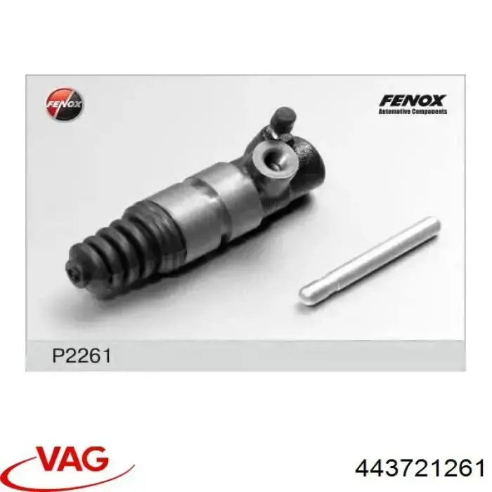 Рабочий цилиндр сцепления VAG 443721261 цена, от 20.79 USD