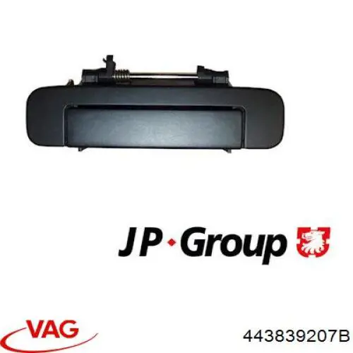 Ручка двери задней наружная левая 443839205C VAG