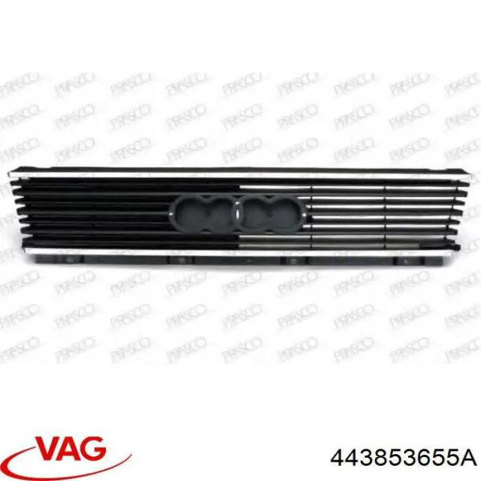 443853655 VAG Решетка радиатора