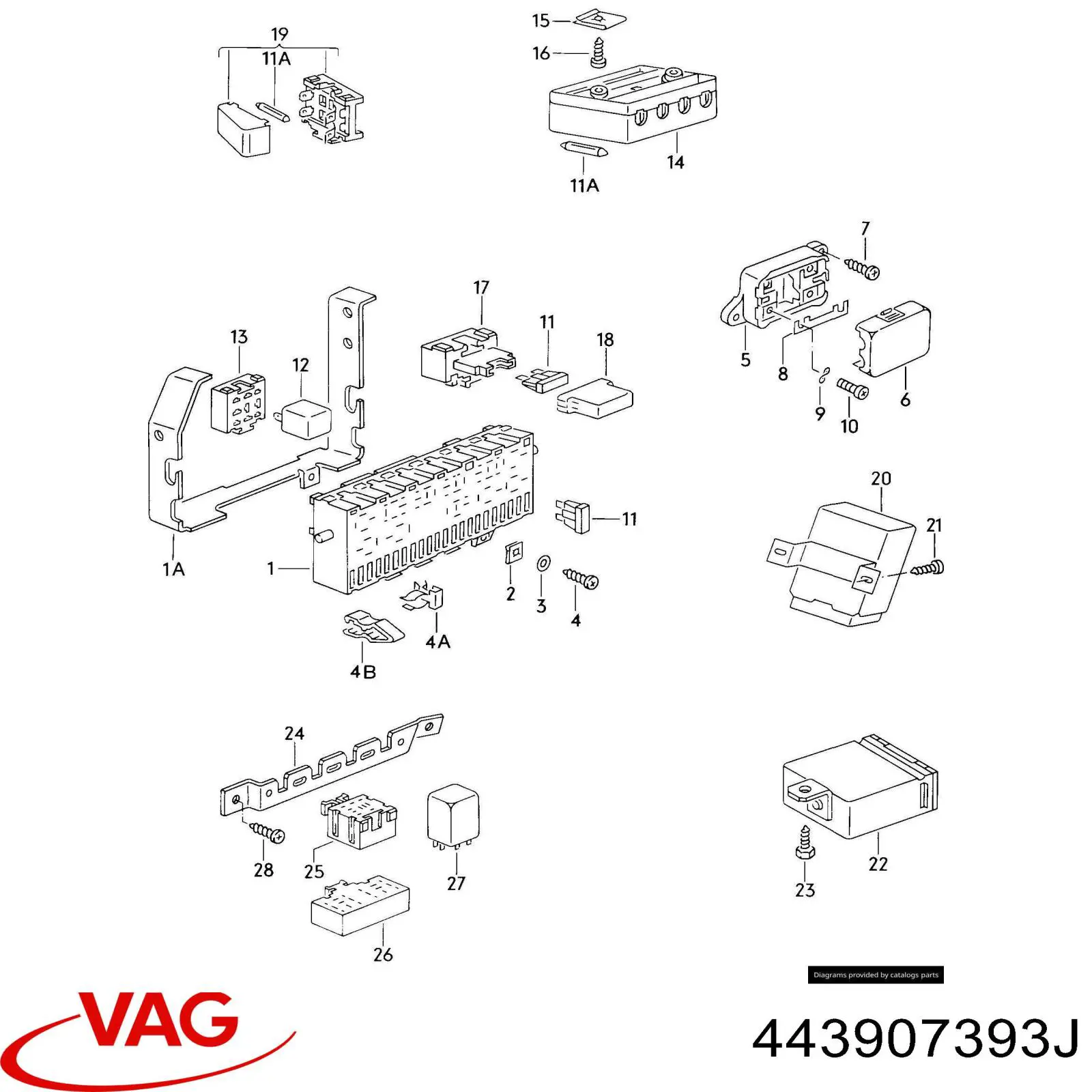 443907393J VAG 