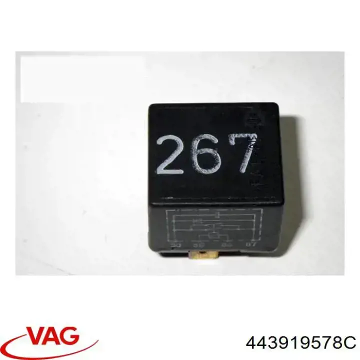 Реле кондиционера VAG 443919578C цена, от 2.48 USD