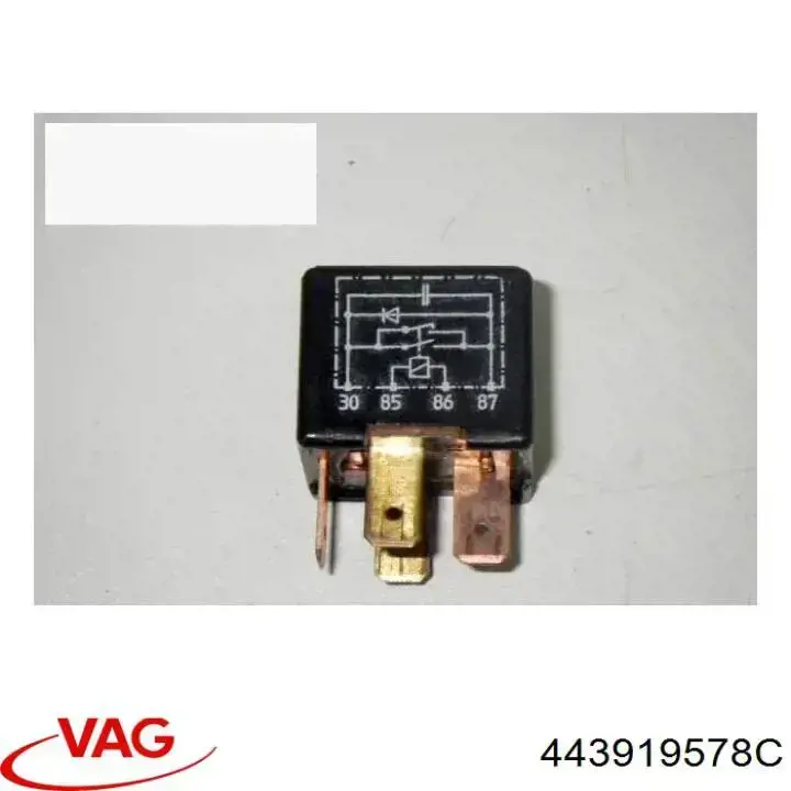 Реле кондиционера 443919578C VAG