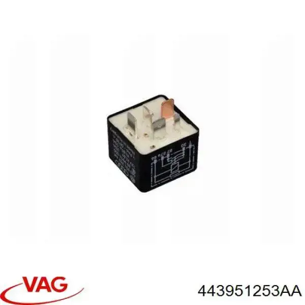 Купить 443951253AA VAG Реле бензонасоса