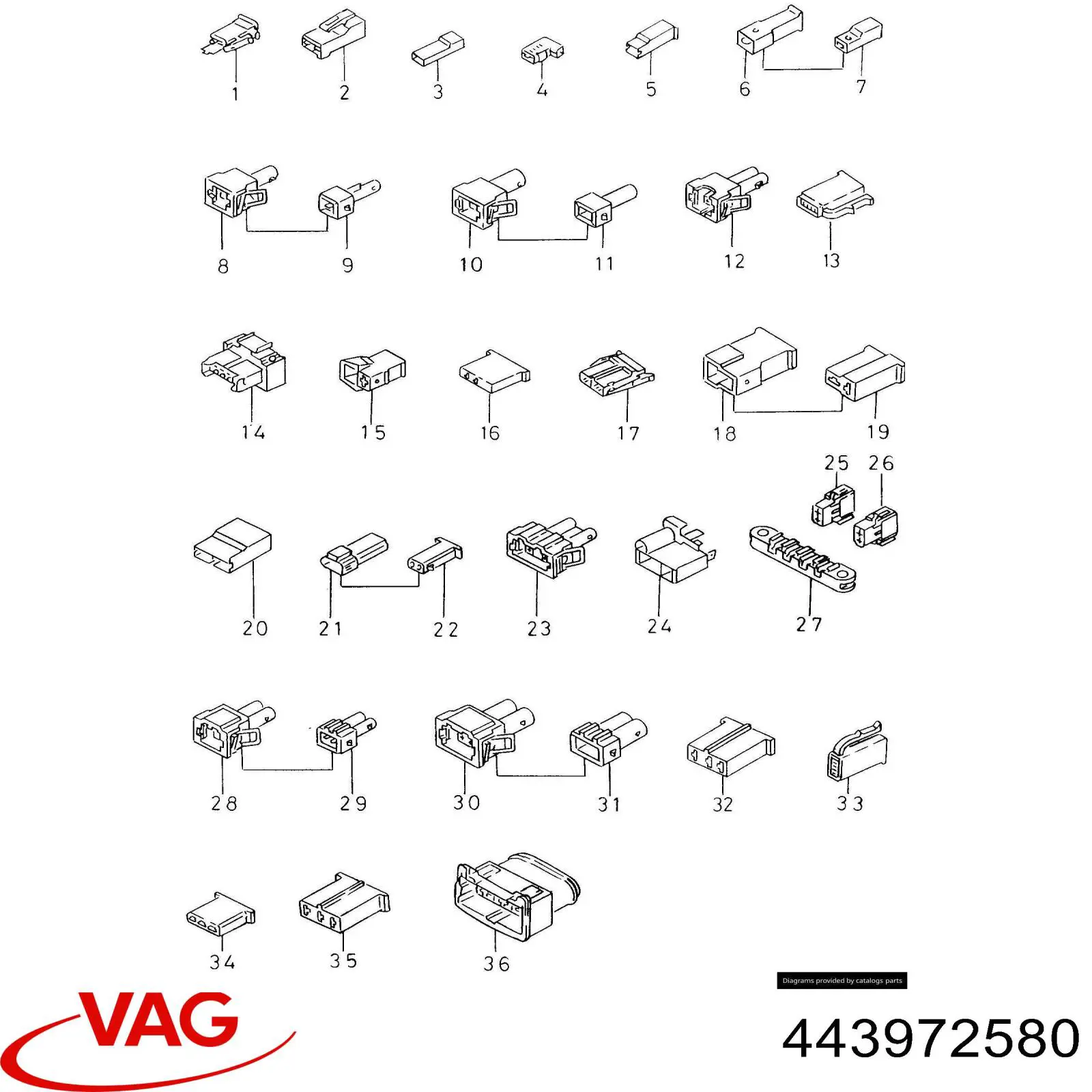  VAG 443972580 цена, от 5.66 USD