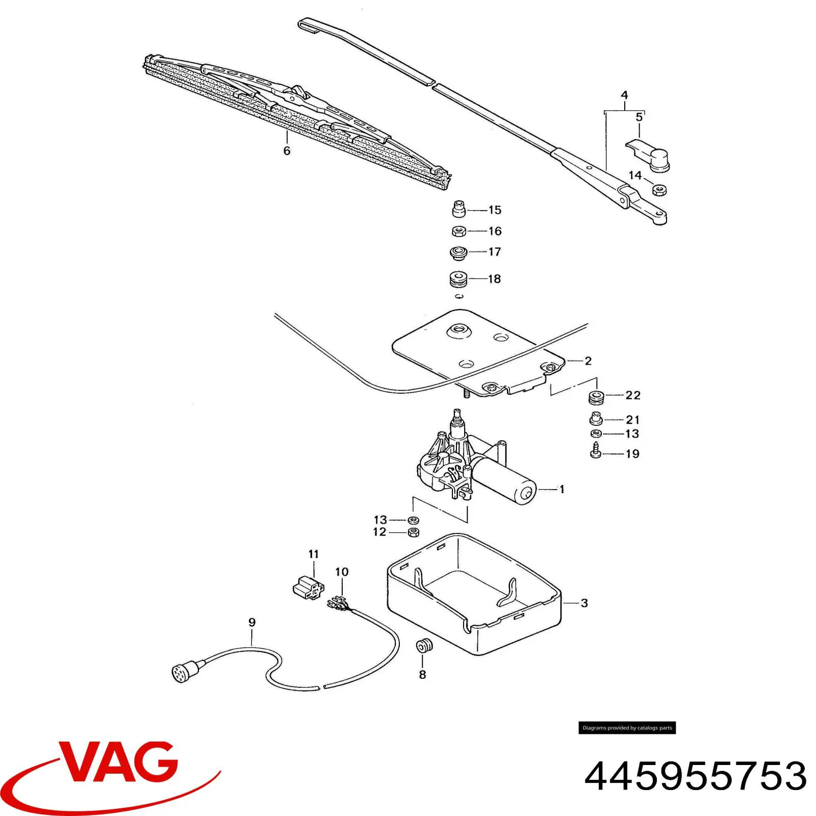  VAG 445955753 цена, от 19.50 USD