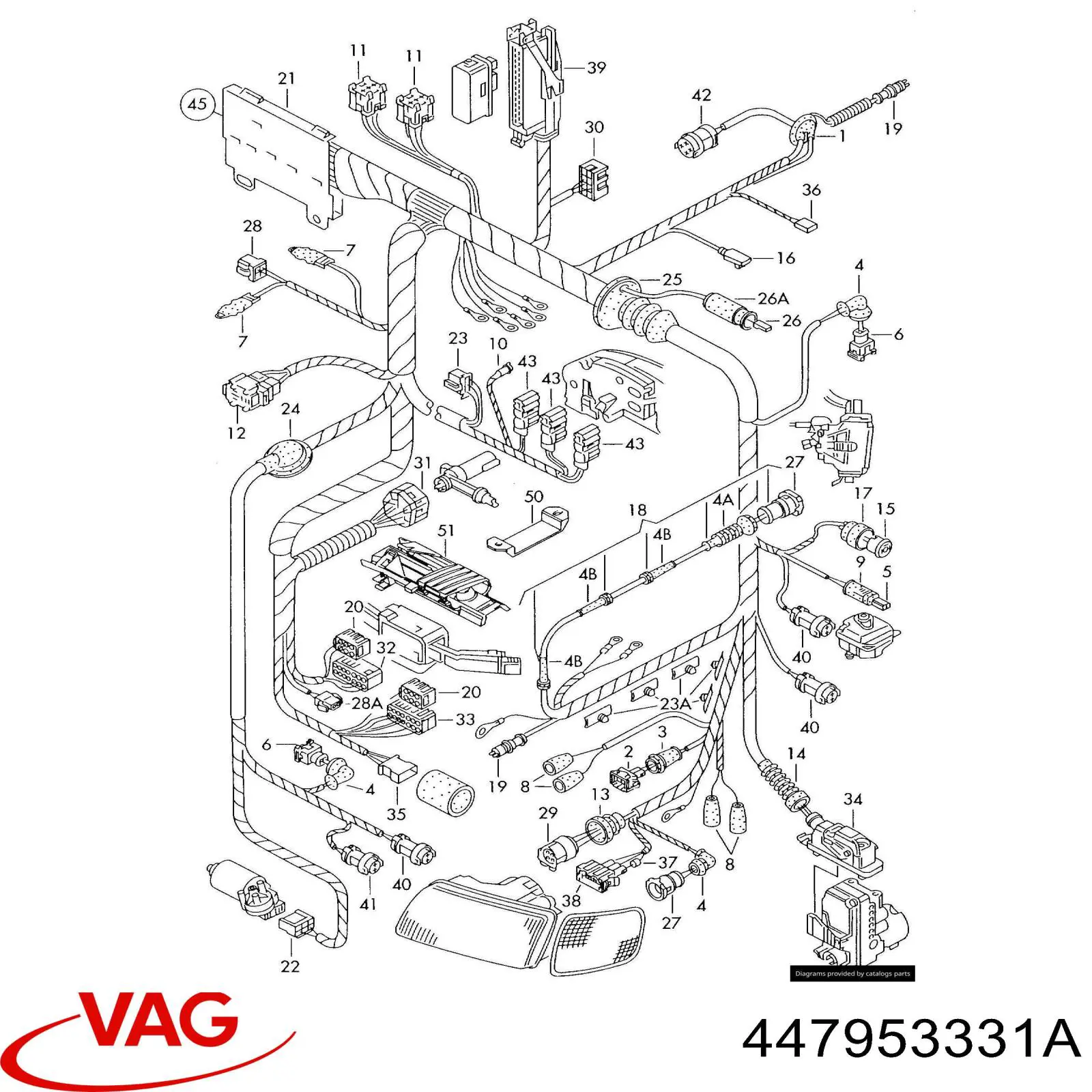  VAG 447953331A цена, от 4.52 USD