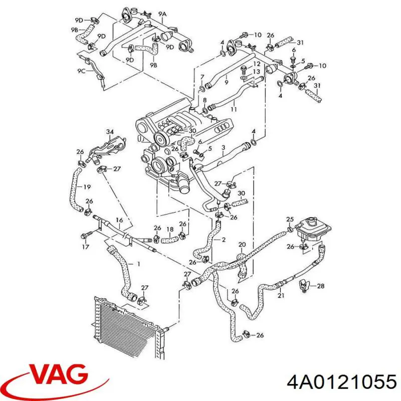  4A0121055 VAG