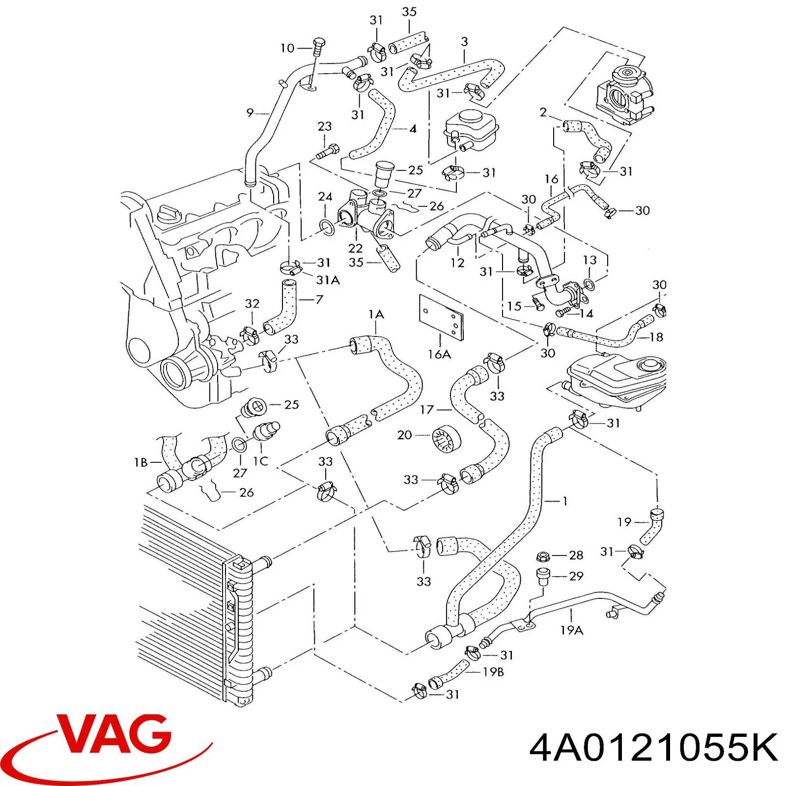  4A0121055K VAG