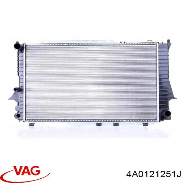 Купить 4A0121251J VAG Радиатор водяной