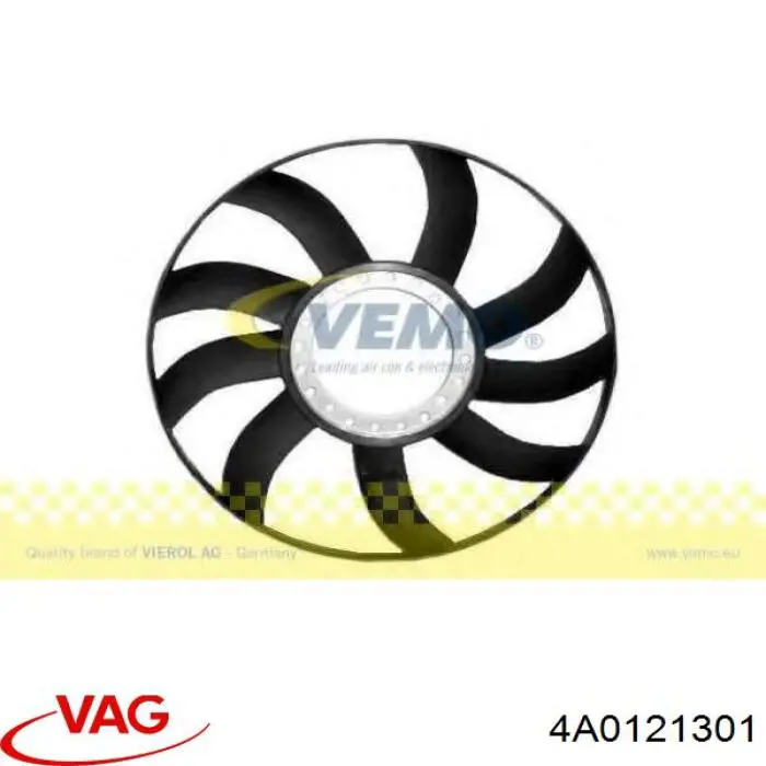 4A0121301 VAG вентилятор (крыльчатка радиатора охлаждения)