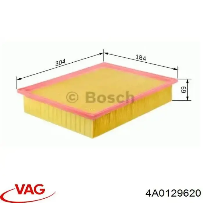Фильтр воздушный VAG 4A0129620