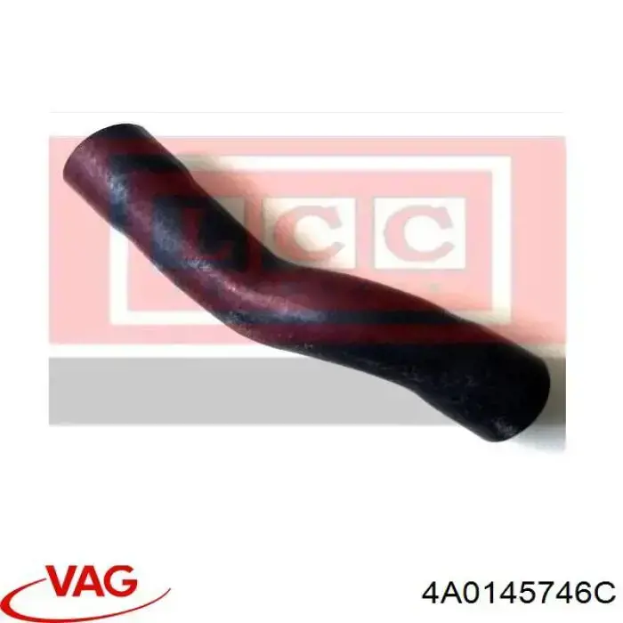 4A0145746C VAG шланг (патрубок интеркуллера правый)