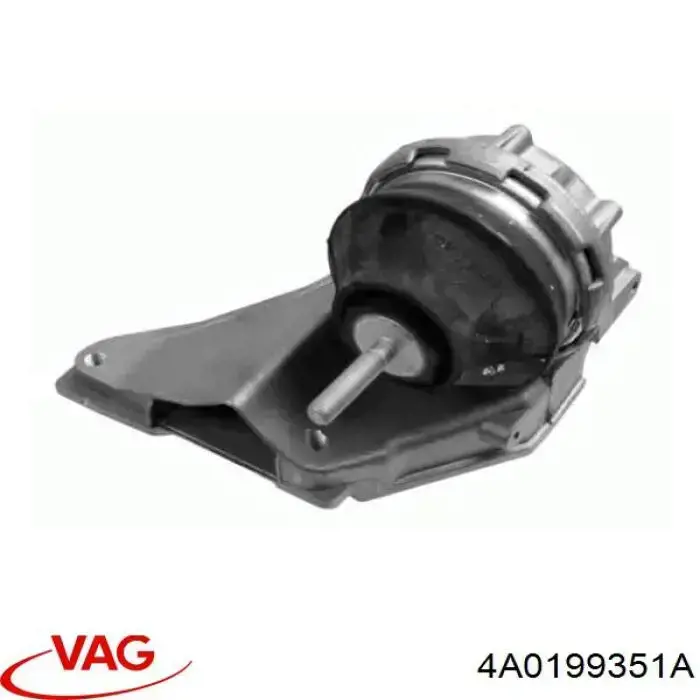 4A0199351A VAG подушка (опора двигателя левая)