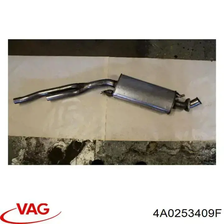 Купить 4A0253409F VAG Выхлоп центральный