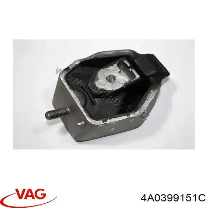 Подушка коробки передач 4A0399151C VAG