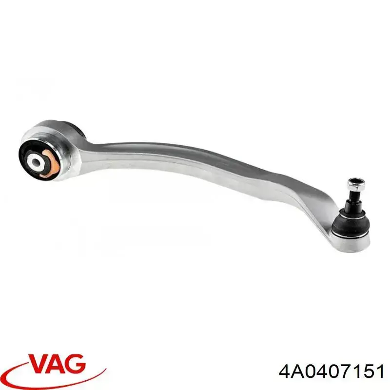 Левый рычаг передней нижней подвески VAG 4A0407151 цена, от 42.15 USD