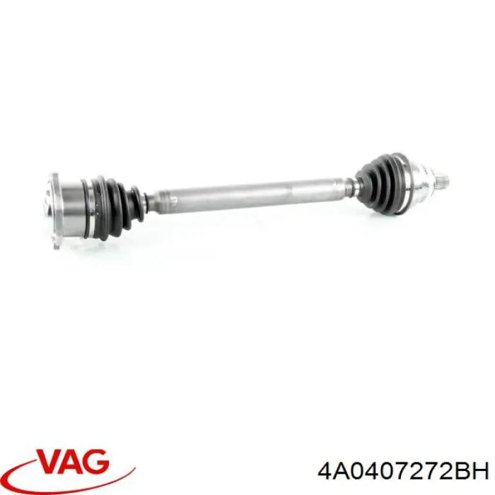 4A0407272DE VAG Полуось передняя, правая