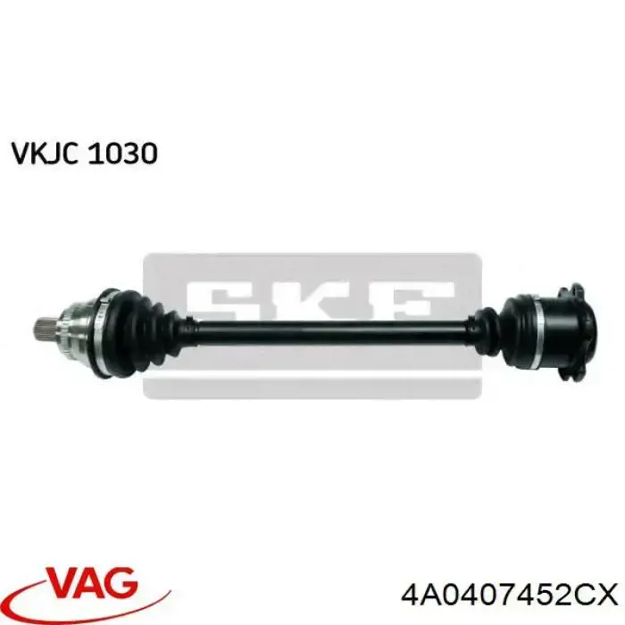 Привод передний левый VAG 4A0407452CX цена, от 70.54 USD