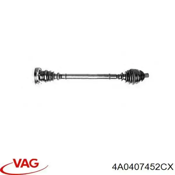 Купить 4A0407452CX VAG Привод в сборе левый