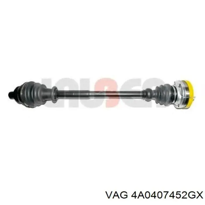 4A0407452GX VAG Полуось передняя, правая