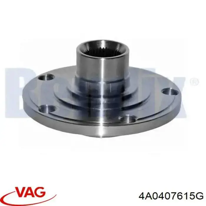 Купить 4A0407615G VAG Ступица переднего колеса