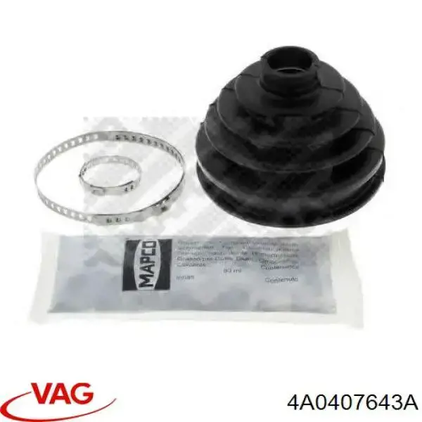 Болт крепления ступицы VAG 4A0407643A