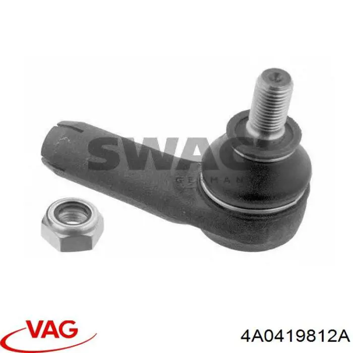 Купить 4A0419812A VAG Наконечник рулевой тяги, внешний
