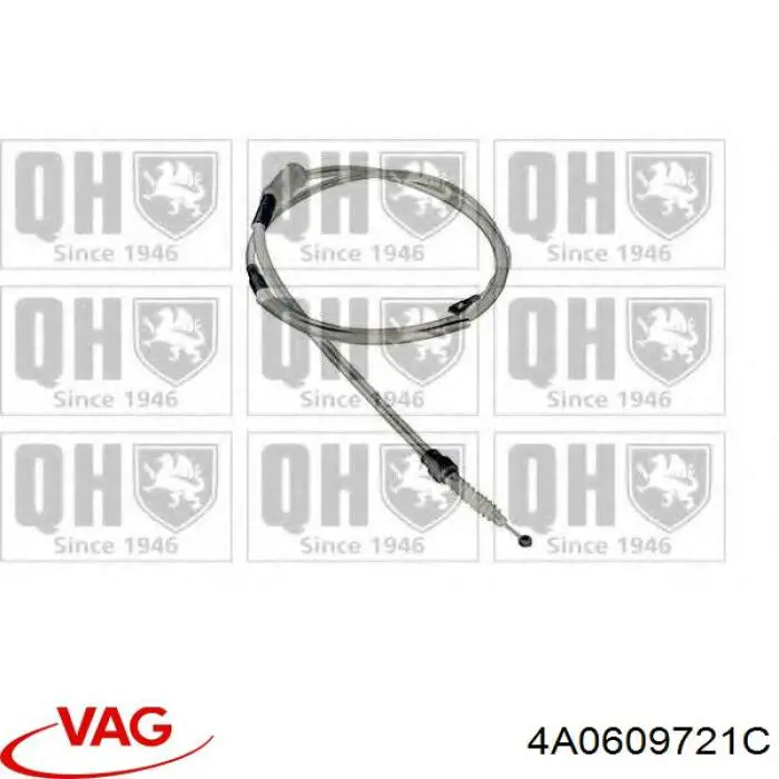 Купить 4A0609721C VAG Тормоз стояночный