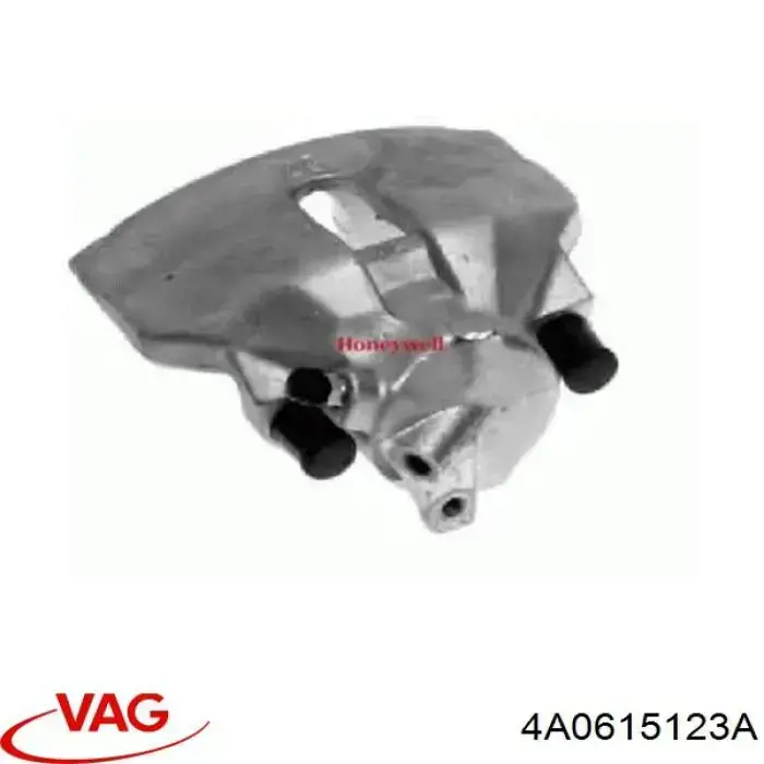 Купить 4A0615123A VAG Суппорт тормозной передний левый