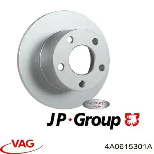 Тормозные диски 4A0615301A VAG