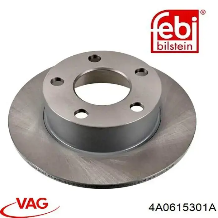 4A0615301A VAG диск тормозной задний