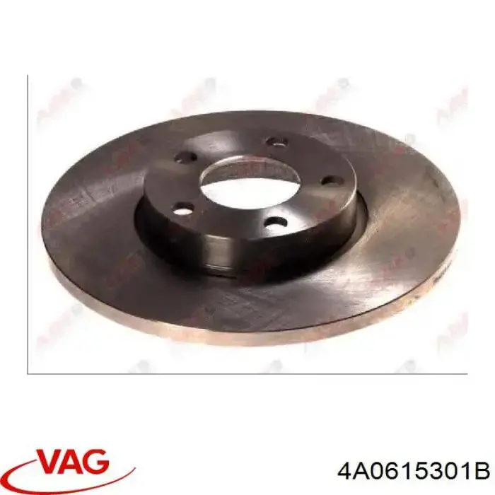 Купить 4A0615301B VAG Ротор тормозной