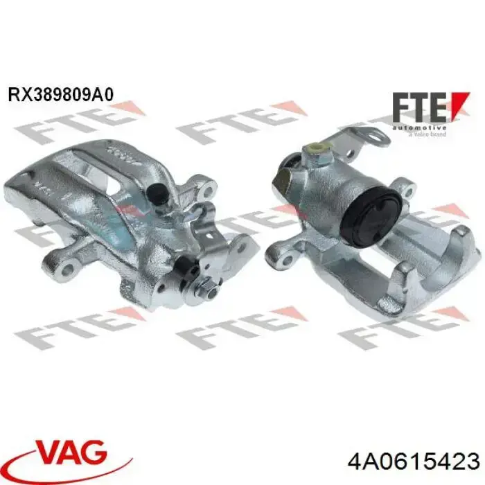 Суппорт задний левый 4A0615423 VAG