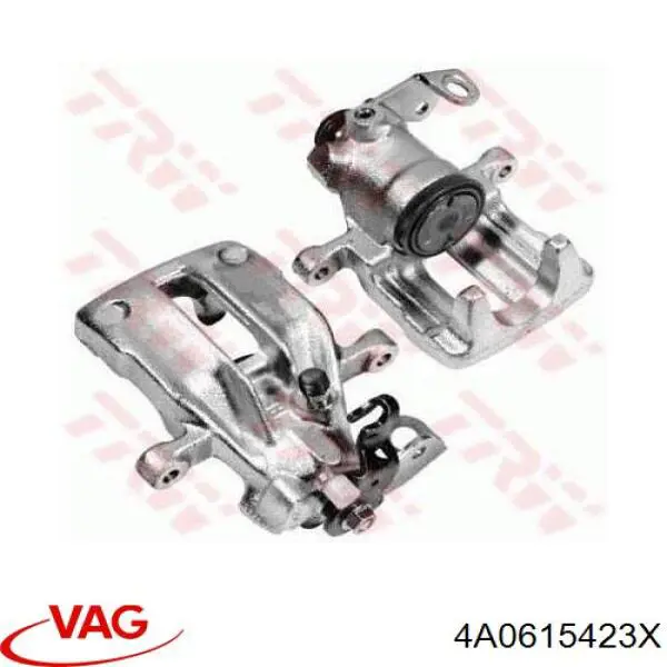 4A0615423X VAG Тормозной суппорт задний левый
