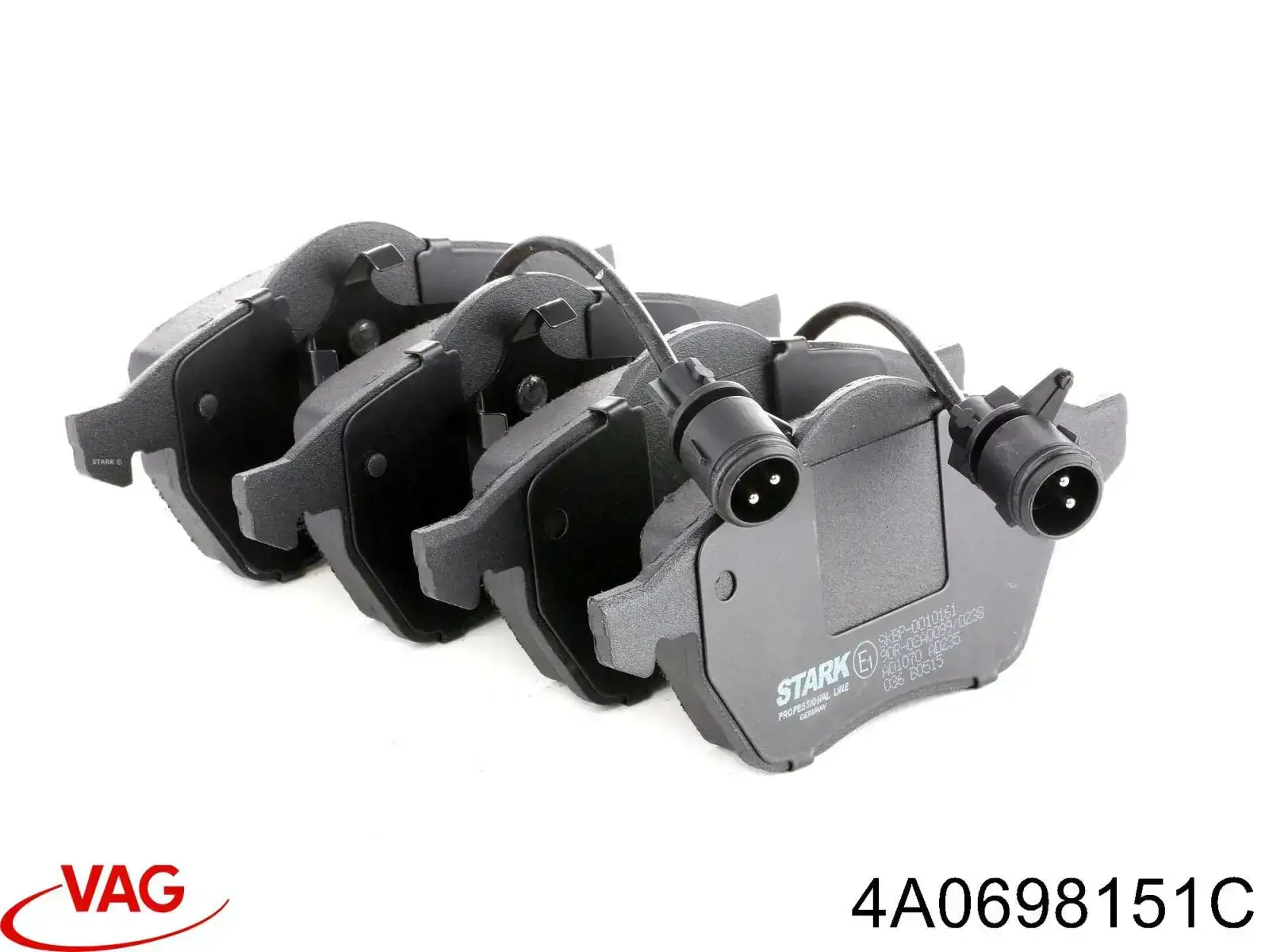 Колодки VAG 4A0698151C цена, от 24.92 USD