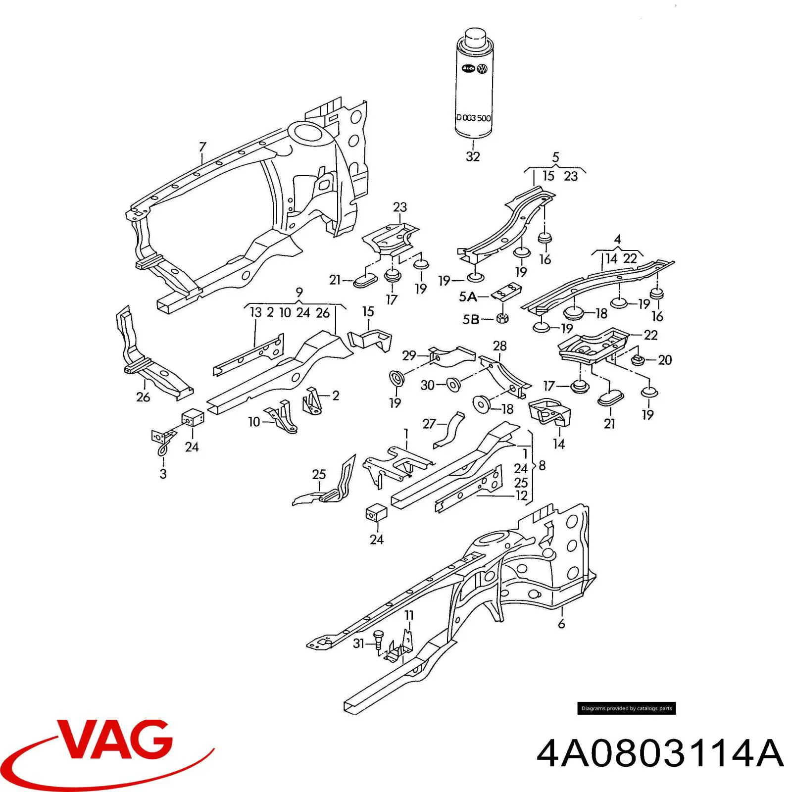 4A0803114A VAG 