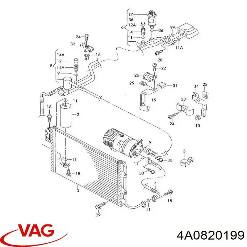  VAG 4A0820199