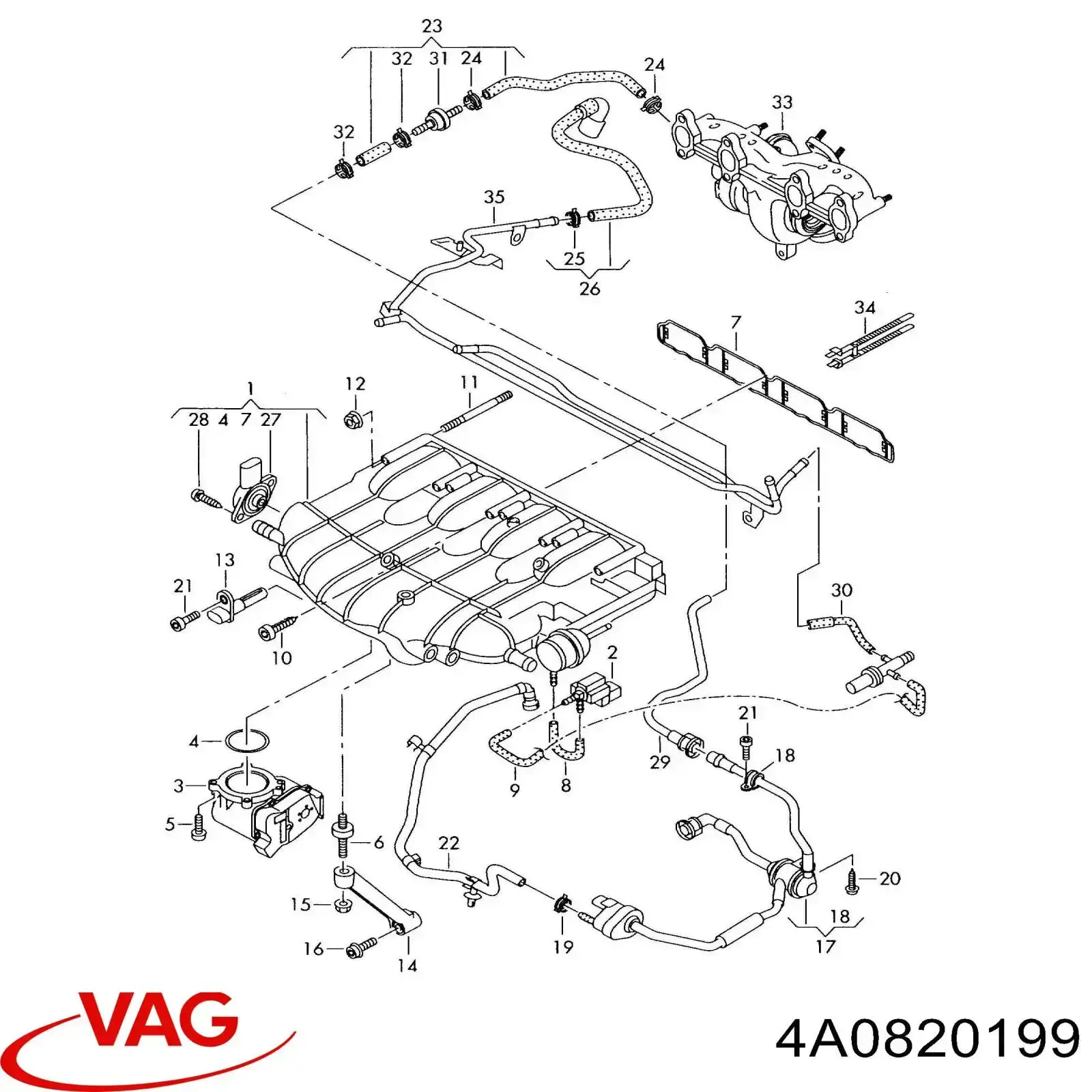 4A0820199 VAG 