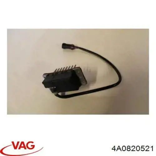 Резистор (сопротивление) вентилятора печки (отопителя салона) на Audi 100 4A, C4