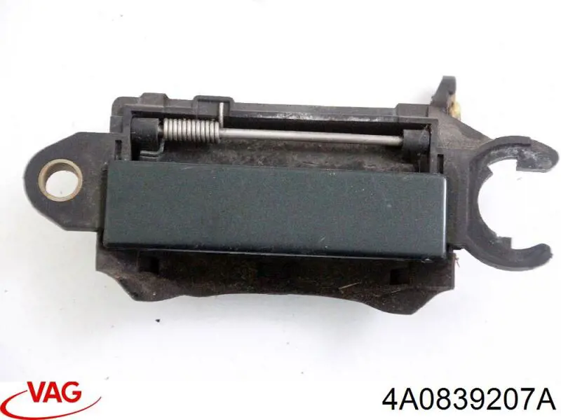 Ручка двери задней наружная левая VAG 4A0839207A цена, от 9.79 USD