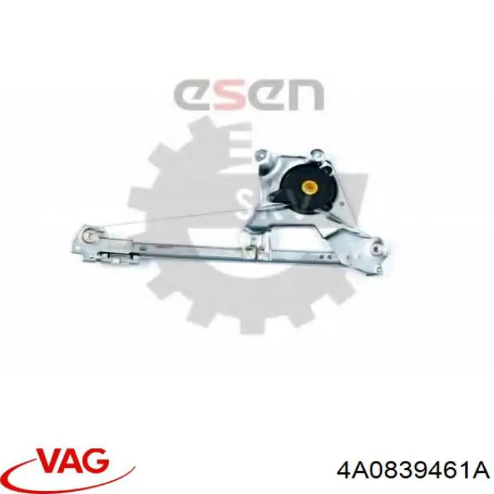 Купить 4A0839461A VAG Механизм стеклоподъемника двери задней левой