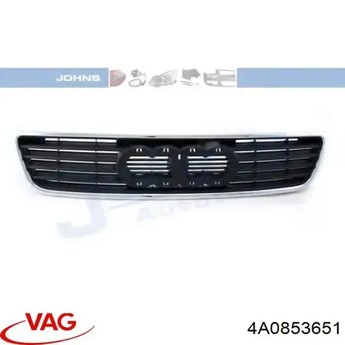 Купить 4A0853651 VAG Решетка радиатора