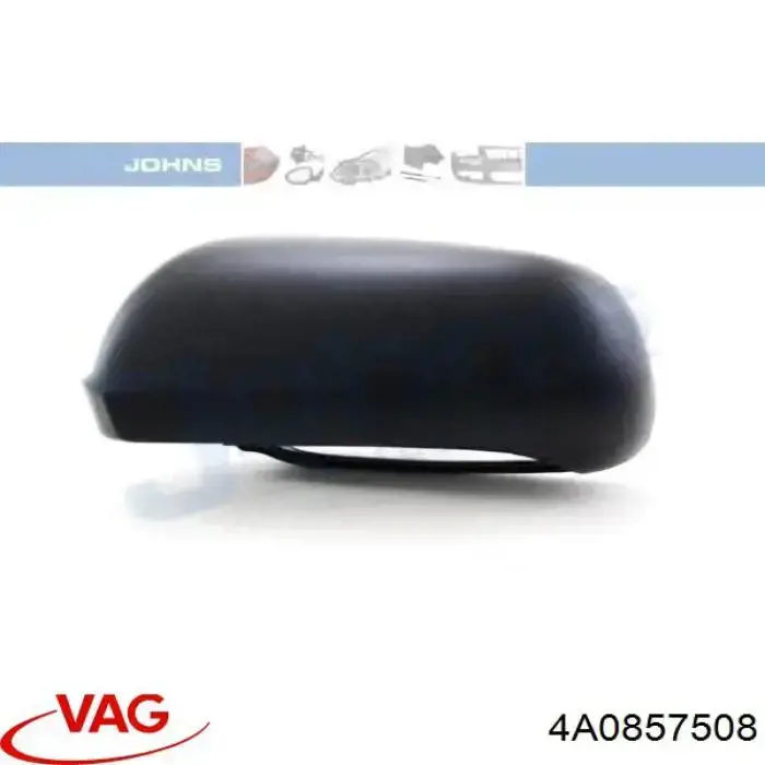 Стекло правого зеркала заднего вида 4A0857508GRU VAG