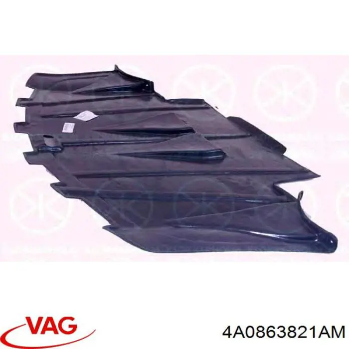 4A0863821AM VAG защита двигателя, поддона (моторного отсека)