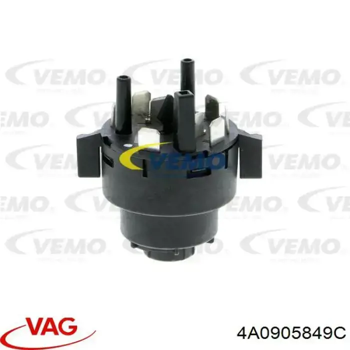 Замок зажигания, контактная группа VAG 4A0905849C цена, от 169.49 USD