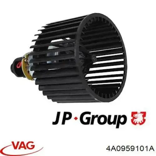 Купить 4A0959101A VAG Электродвигатели (электродвигатель отопителя) или розетка прицепа штепсельная
