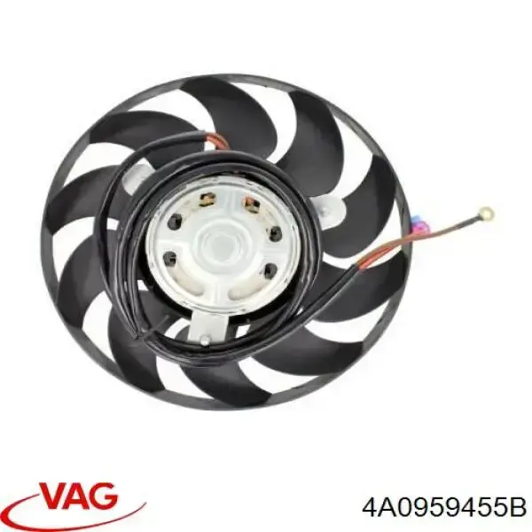 Электровентилятор охлаждения в сборе VAG 4A0959455B цена, от 58.51 USD