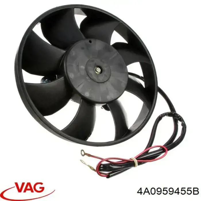 4A0959455B VAG электровентилятор охлаждения в сборе (мотор+крыльчатка)